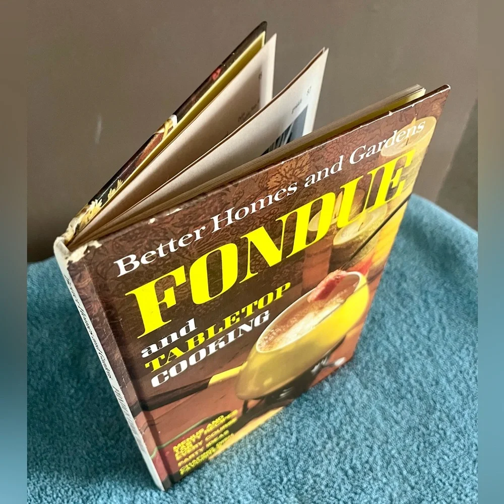 Vintage Better Homes and Gardens Fondue Cookbook Yellow Cover